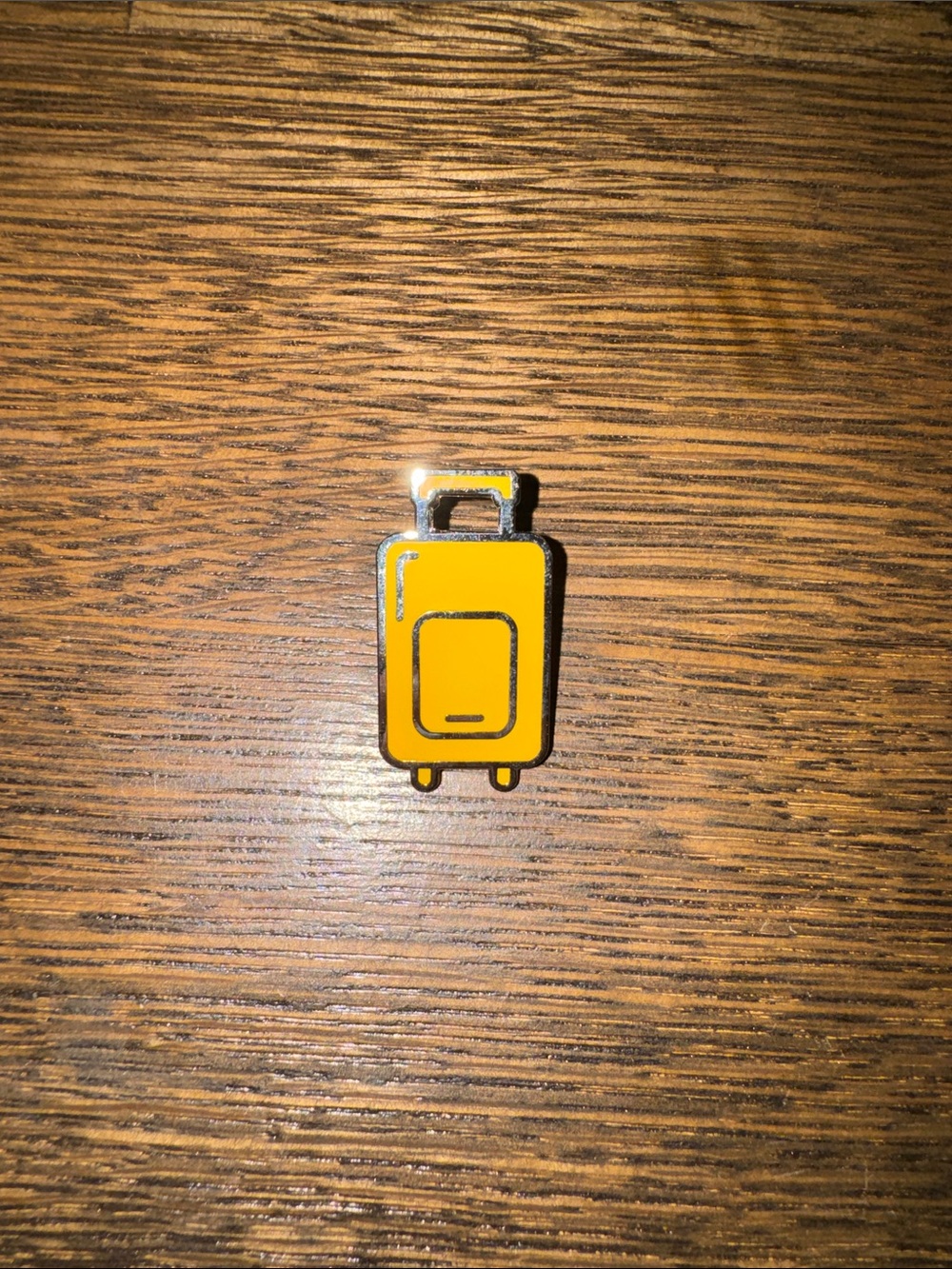 Yellow Suitcase Enamel Pin